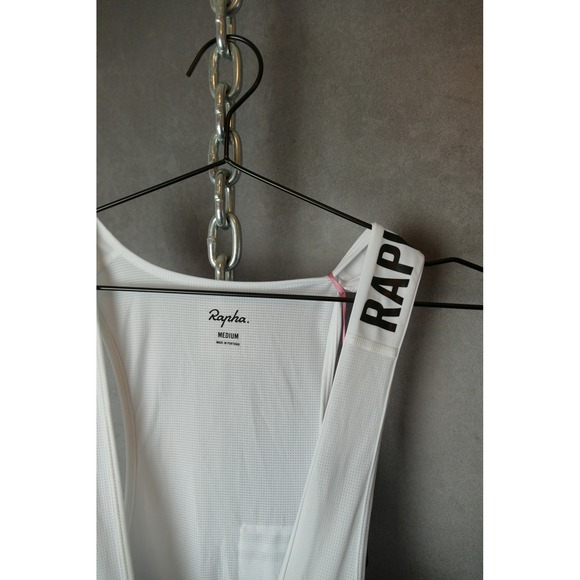 NWT Rapha Pro Team Training Bib Shorts Black White Mens Medium Cycling Apparel - Picture 5 of 12